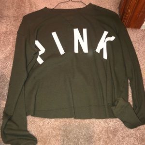 Pink brand new! So soft crop sweatshirt!